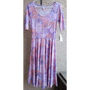 NWT LulaRoe Knit Pastel Pink Knit Dress Small